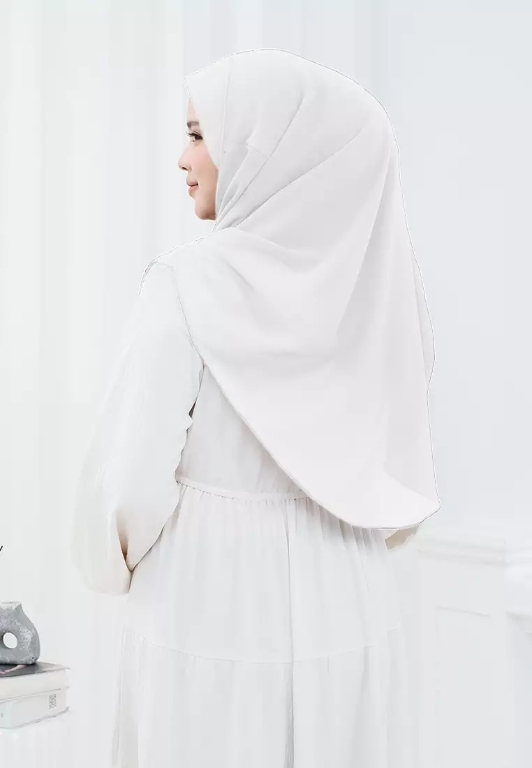 HIJAB INSTAN NASHWA - WHITE