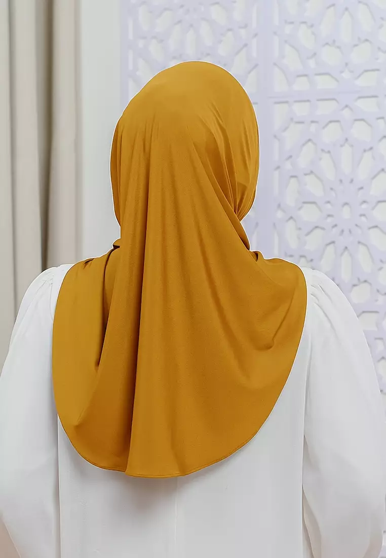 HIJAB INSTAN LUNA - HOT MUSTARD