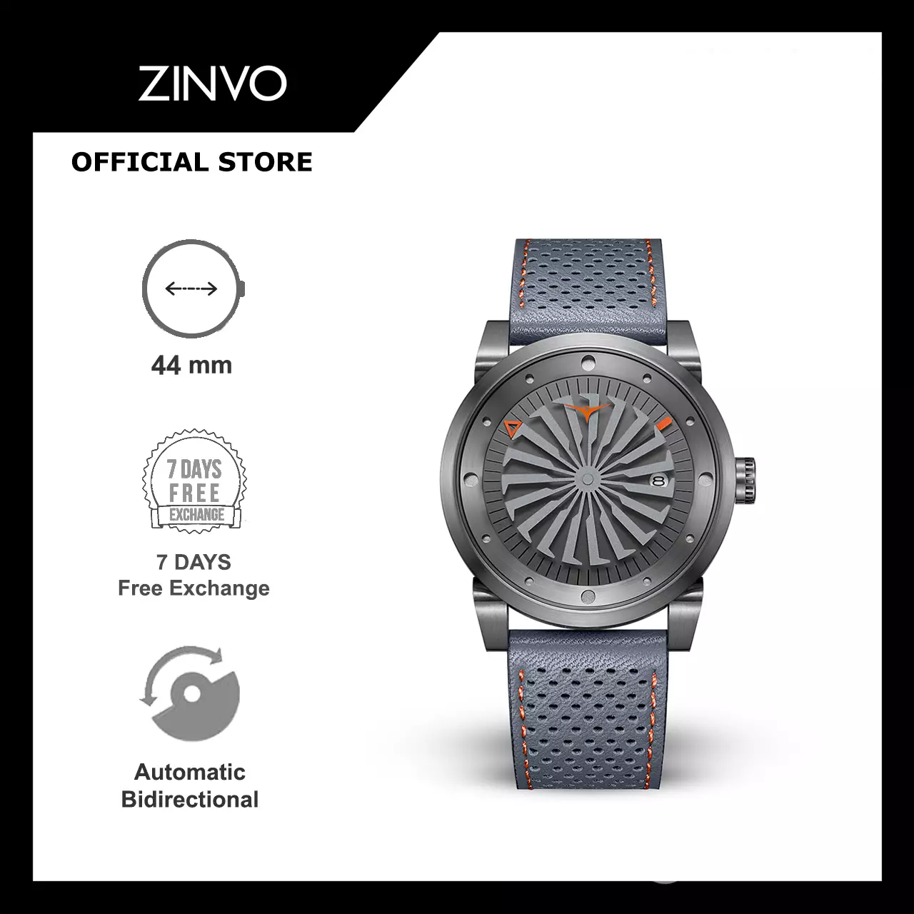 Zinvo Blade Ethos Jam Tangan Pria Automatic Analog
