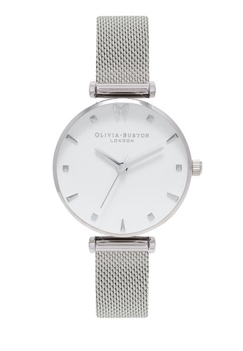 Jual Olivia Burton Social Butterfly Silver Mesh Original 