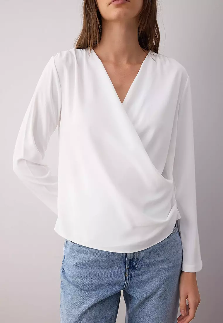 Buy Trendyol Draped Blouse 2026 Online | ZALORA