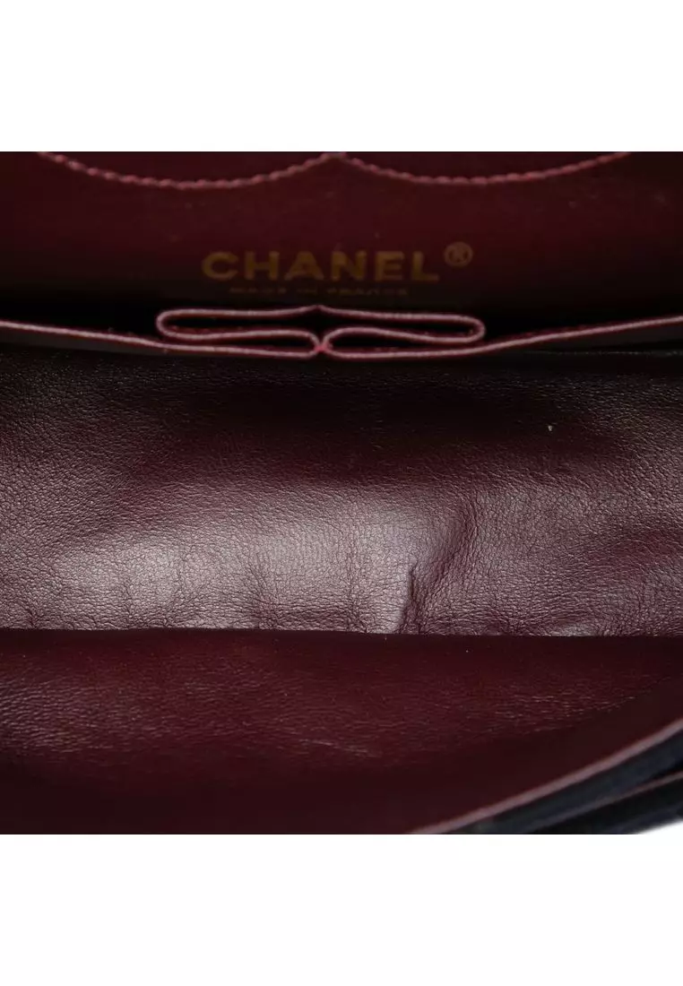 Pre-Loved Chanel Quilted Jersey Reissue 2.55 Double Flap 225