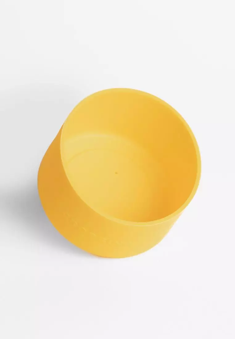 Crossing Silicone Water Bottle Boot - Fits Diameter 7-7.5cm (550ml) Blistered Pack - Yellow