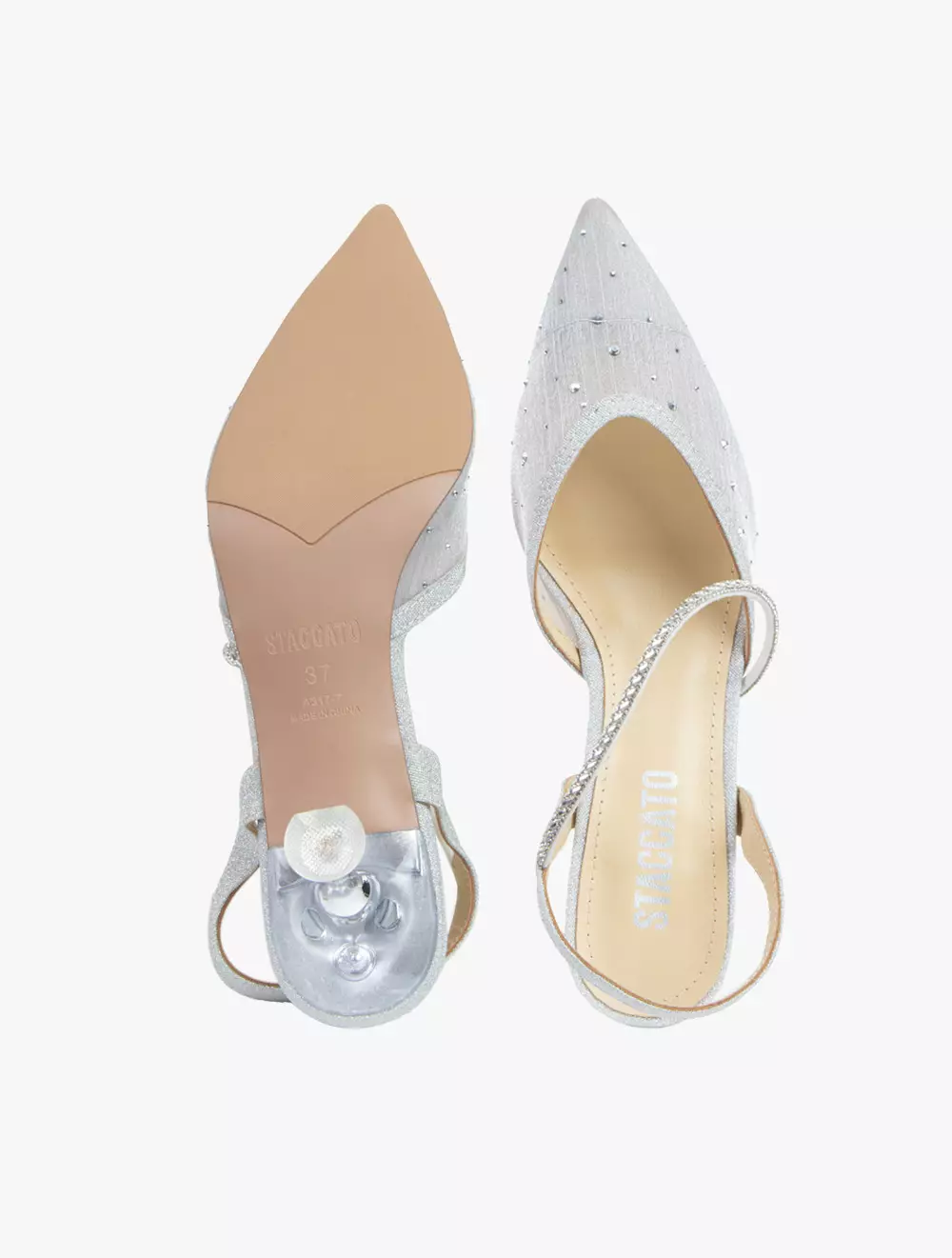 Staccato A3177-SLR Heels - Silver
