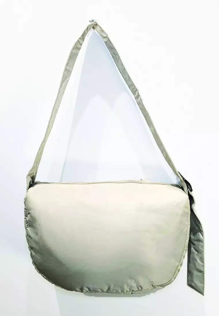 Plain-Me Cloud Bag-Beige (M) Polyester 100%