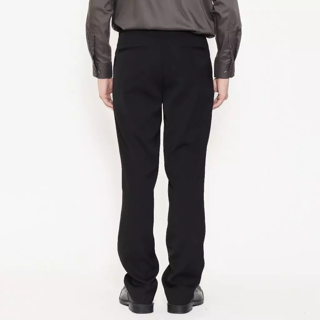 Schoeller Celana Panjang Pria Regular Fit Warna Hitam – Celana Formal Nyaman & Rapi | Tulsa