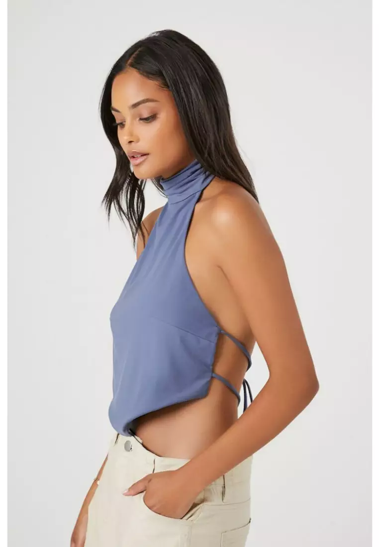 Open back top blouses forever 21