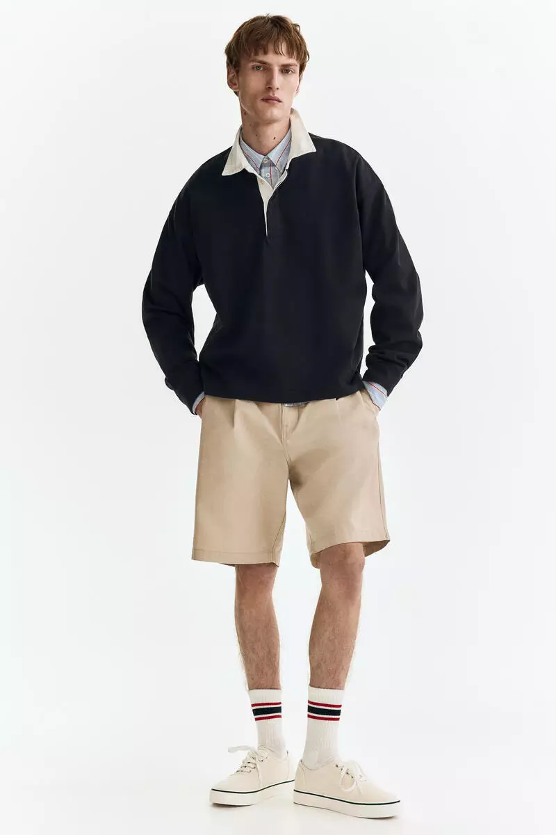 Loose Fit Cotton polo shirt