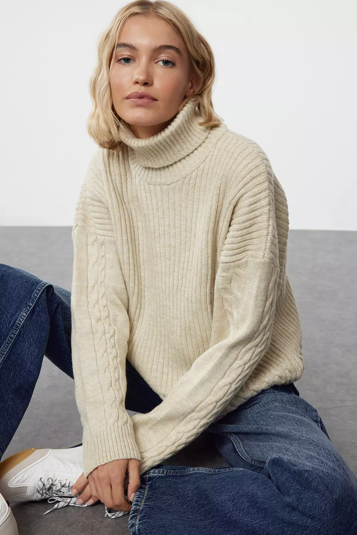Turtleneck Knitwear Sweater