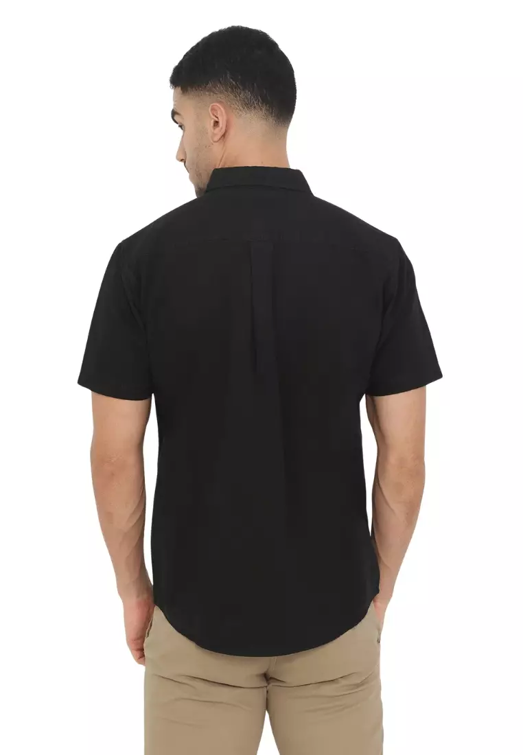 POLICE Kemeja Polos Cotton Regular Fit Pria