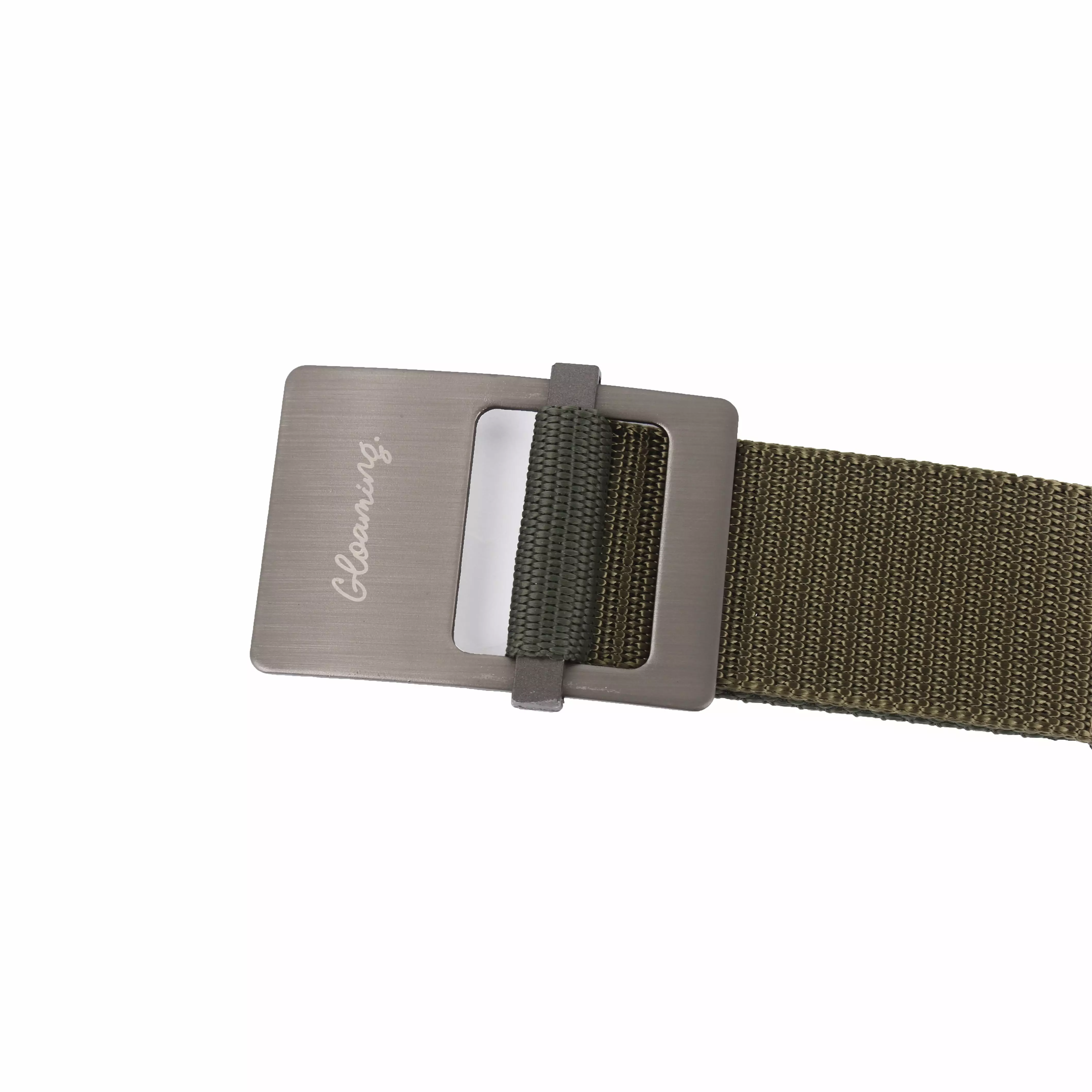 Gloaming Mottoo Olive Ikat Pinggang Pria Kanvas Original Gloaming Belt