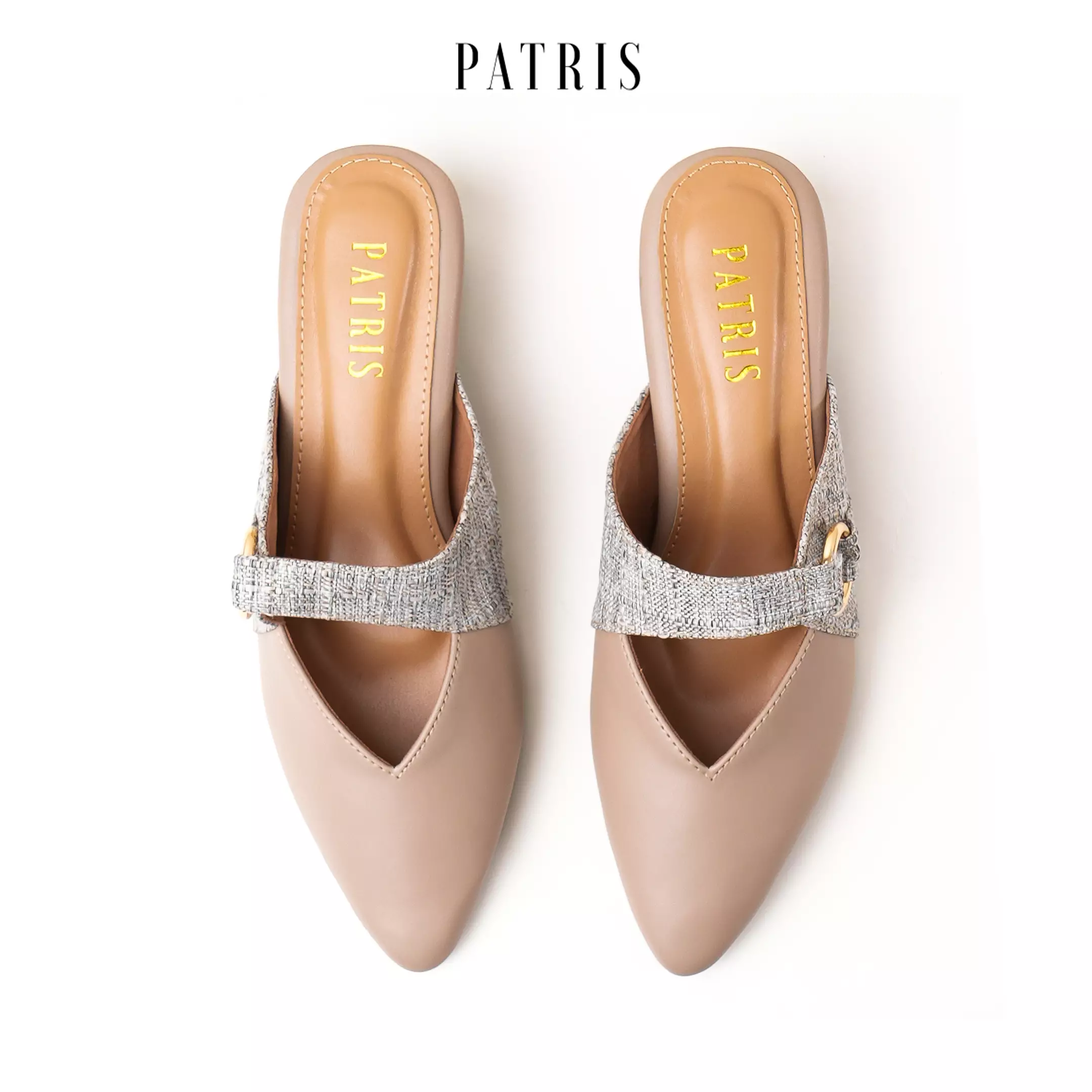 PATRIS Genia Mules Wanita Heels / Hak 4 Cm