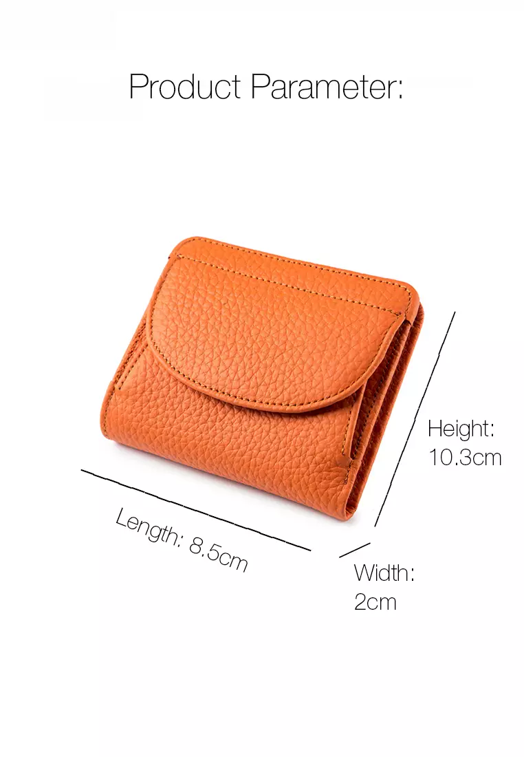 Buy HAPPY FRIDAYS Full Grain Leather RFID Security Fold Purse JW