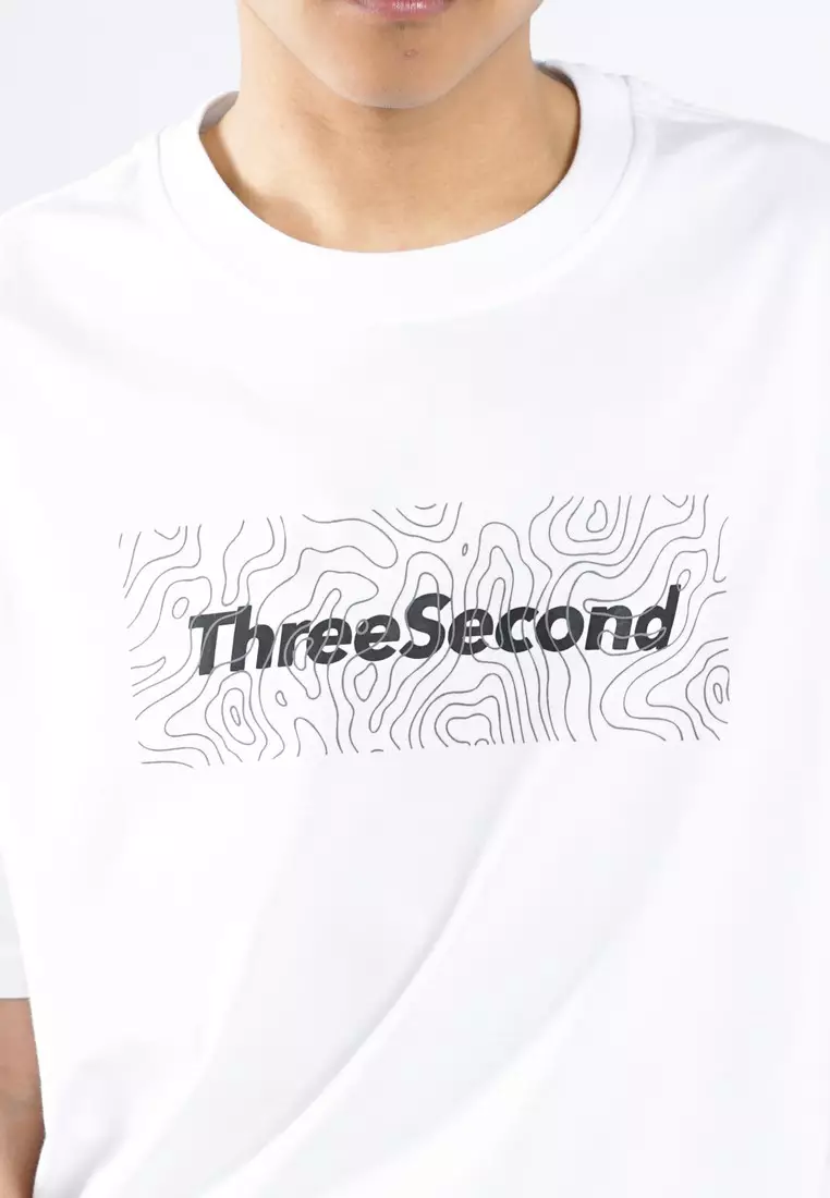 3Second Men's T-Shirt Short Sleeve Regular Fit Cotton Chaotic OL-C220525