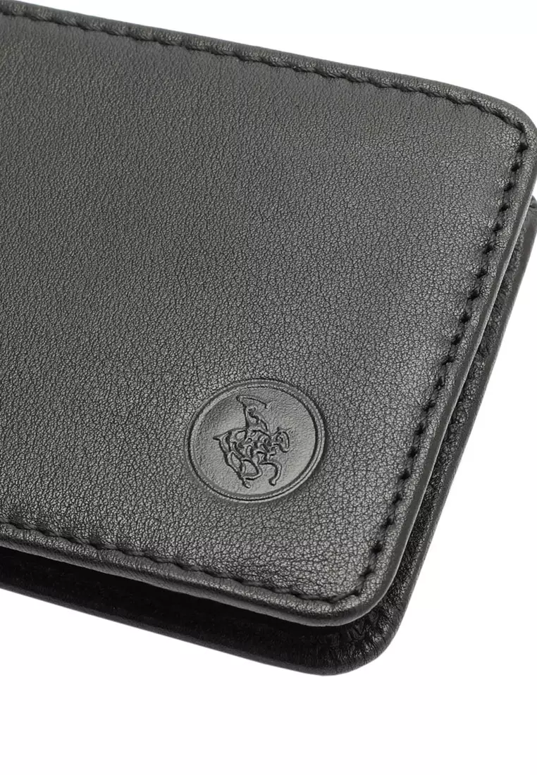 Men's RFID Blocking Bi Fold Wallet - Black