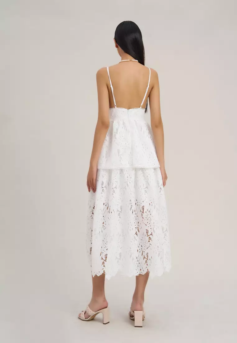 White Midi Dress