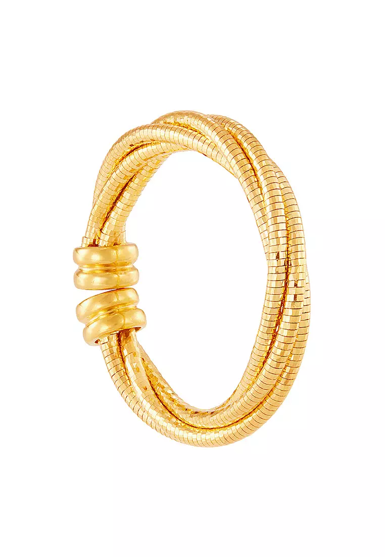 HABIB CAVO | Oro Italia 916 Yellow Gold Ring GR57440525(4Y) (22K Gold)