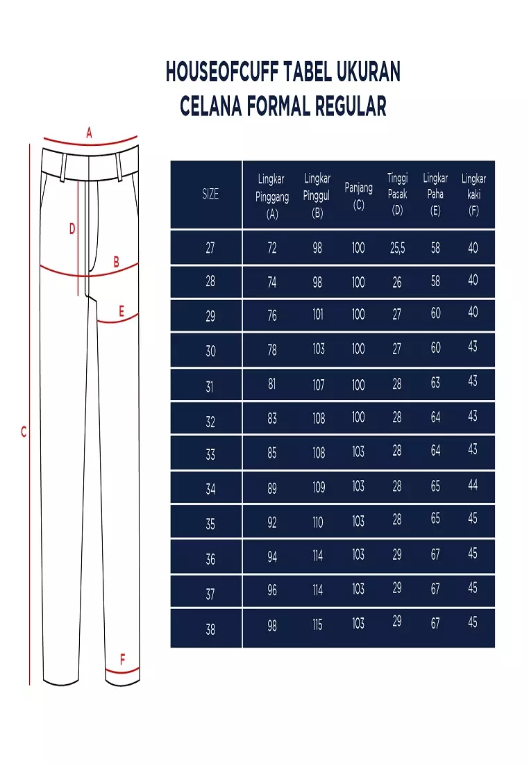 Celana bahan kerja reguler panjang formal lurus (BUKAN SLIM FIT) abuabu