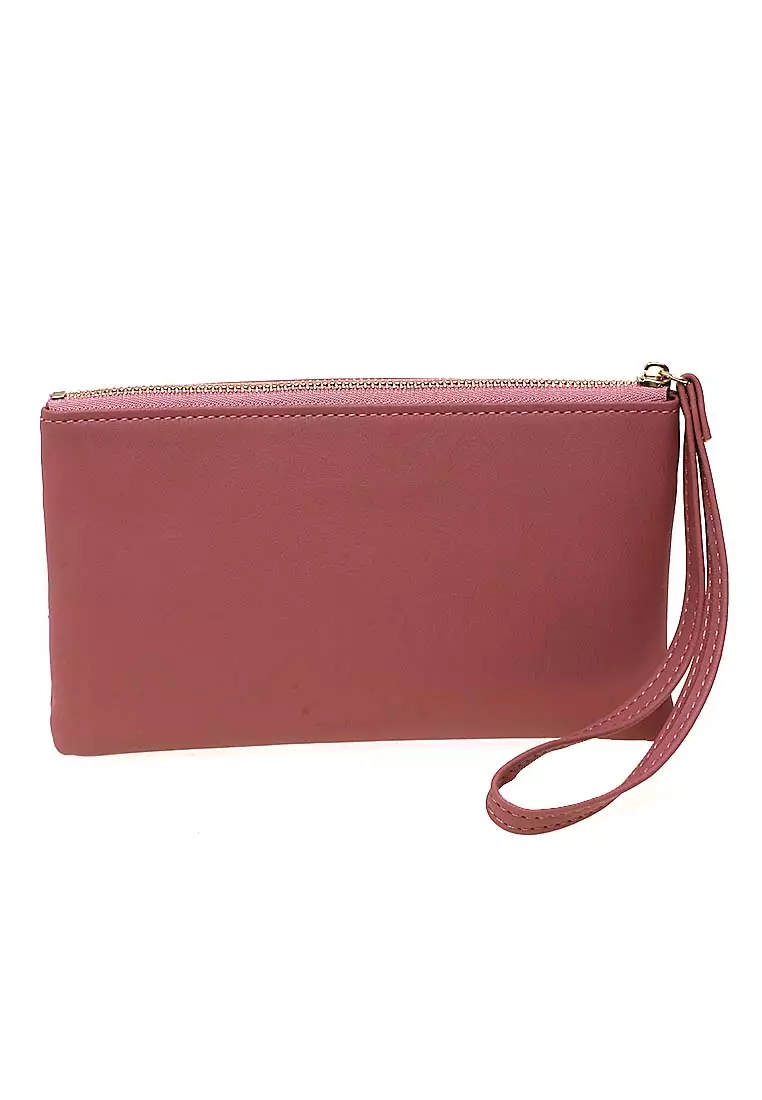 Dompet Clutch Wanita Model Panjang Large Compartment Material Leather Kulit ORIGINAL