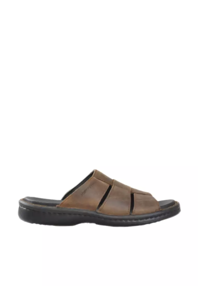 Buy Hush Puppies Hush Puppies Men's Luciano Sandals In Dark Brown