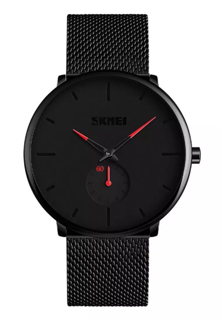 Jam Tangan Analog Pria Waterproof Strap Tali Material Stainless Steel GN14 ORIGINAL