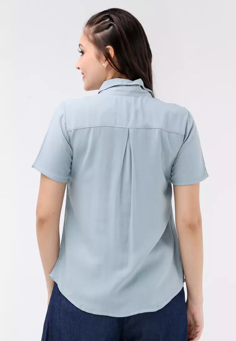 Boldtwill Rayon Short Sleeves Blouse