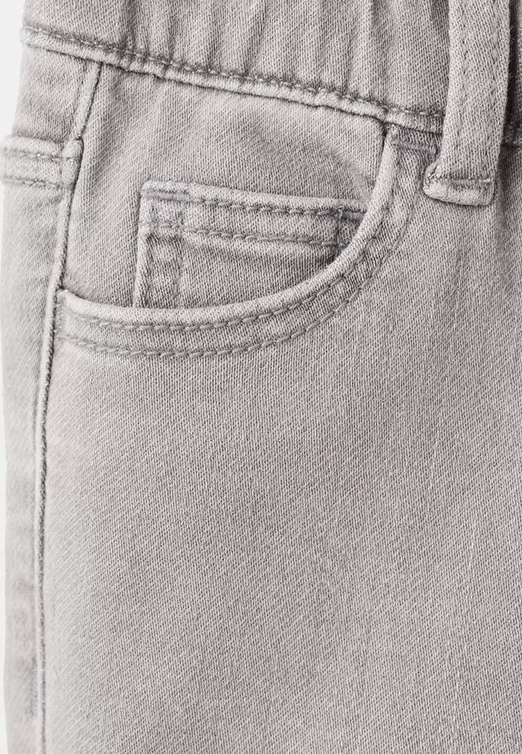 Slim Fit Drawstring Jeans