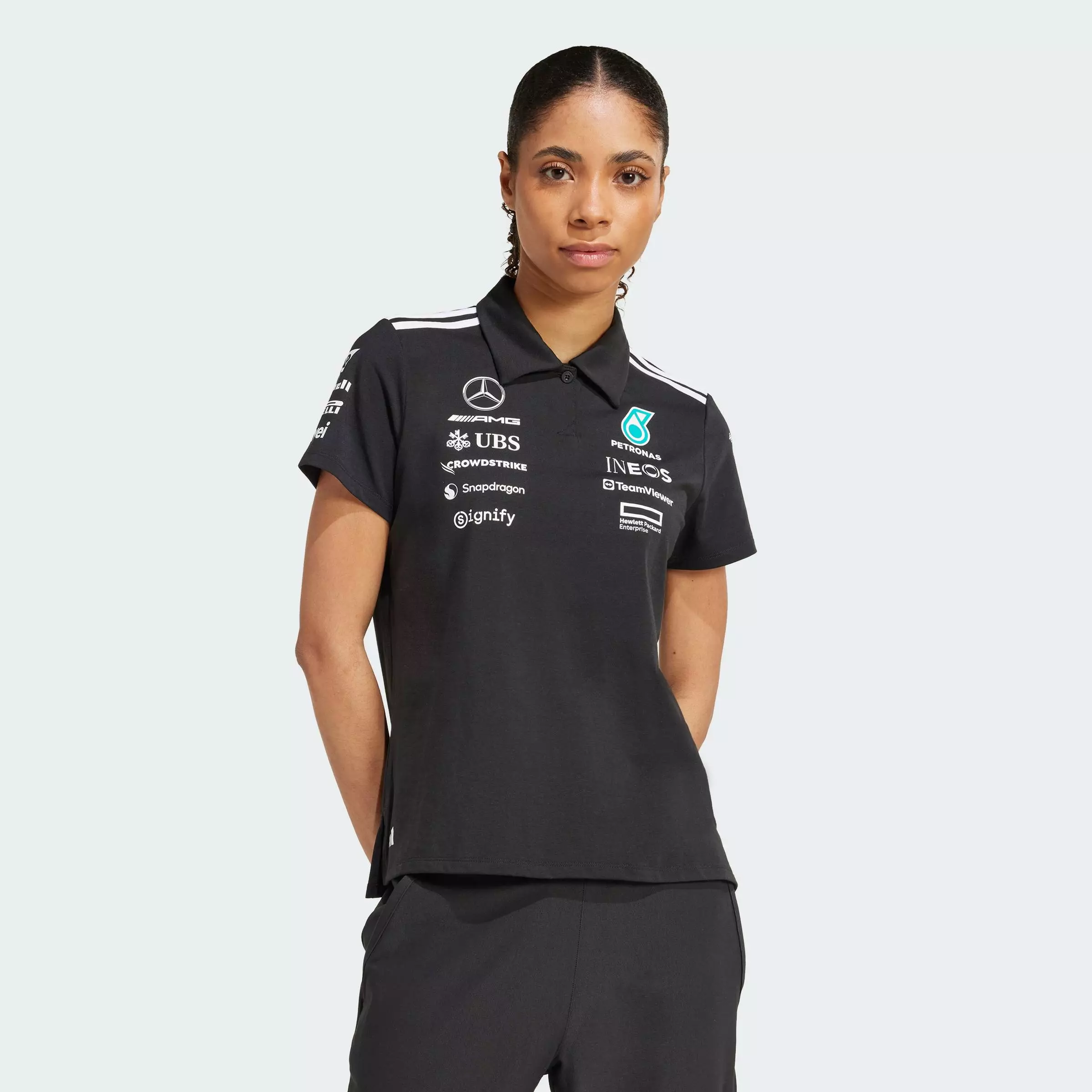 Motorsport MERCEDES - AMG PETRONAS FORMULA ONE TEAM POLO Women Black JX0759