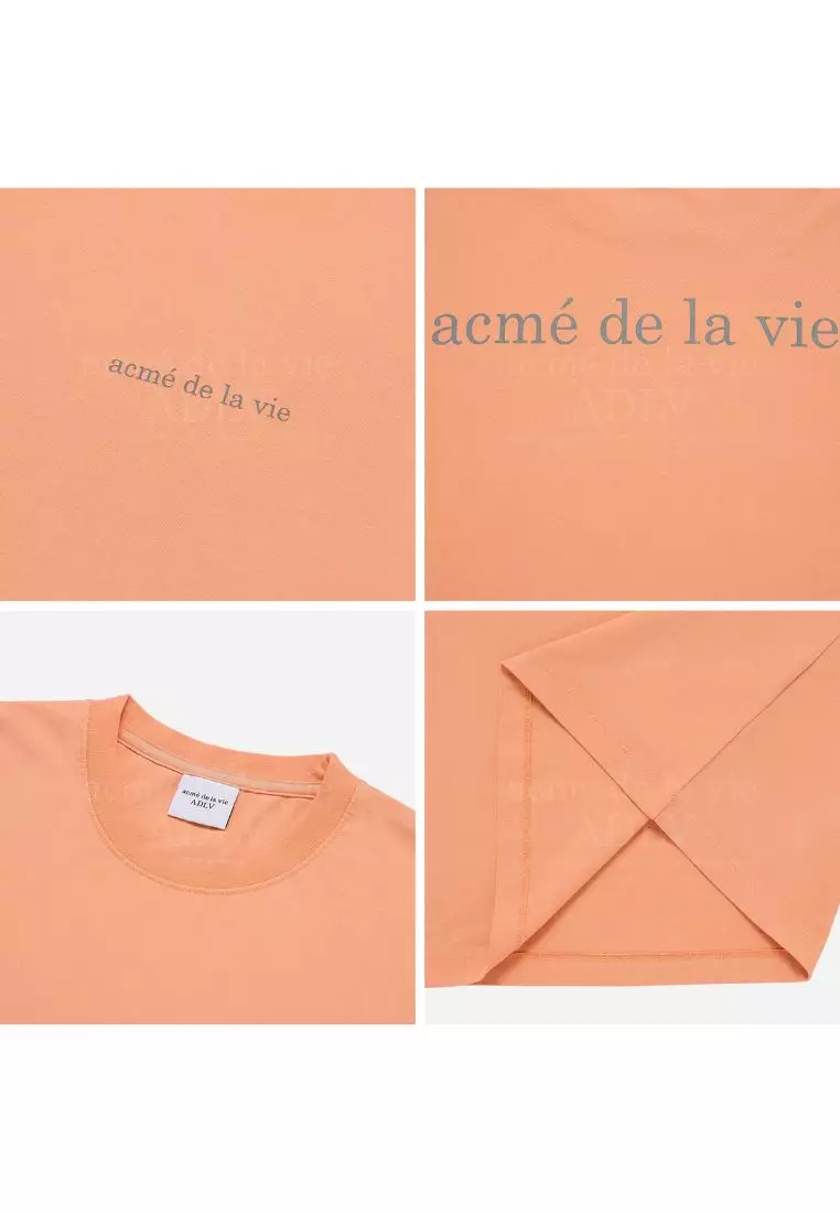 Jual Acme De La Vie Basic Logo Bio Washing Short Sleeve T