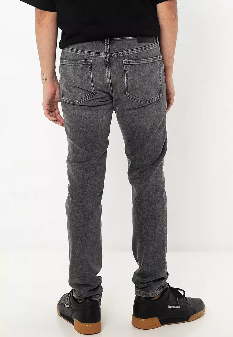 復古修身牛仔褲