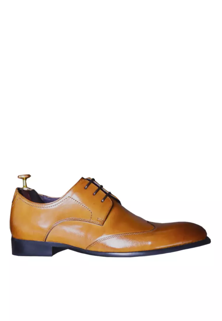 Discount on Twenty Eight Shoes  shoes - SKU: VANSA Vintage Top Layer Cowhide Business Shoes VSM-F23102