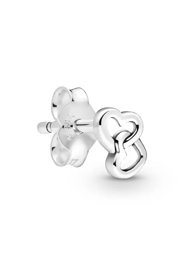Heart studs pandora sale