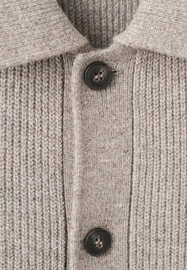 Ribbed Knit Cardigan