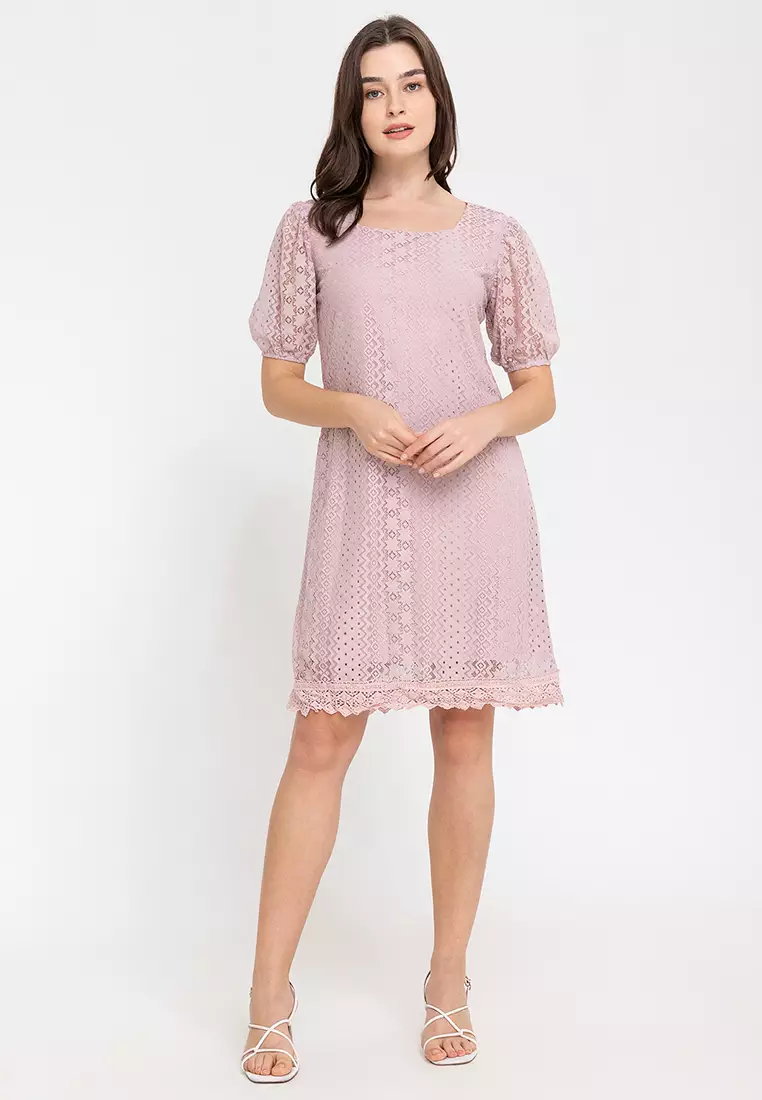 Zalora lace dress deals