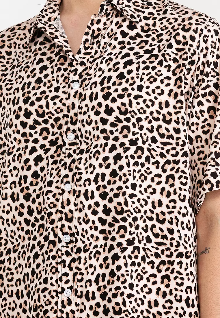 Leopard Print S/S Shirt