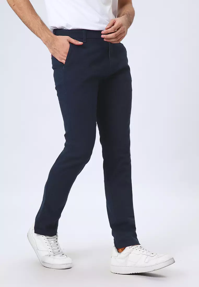 THAYER CHINOS - DARK NAVY Celana Panjang Bottoms Man Reguler Fit