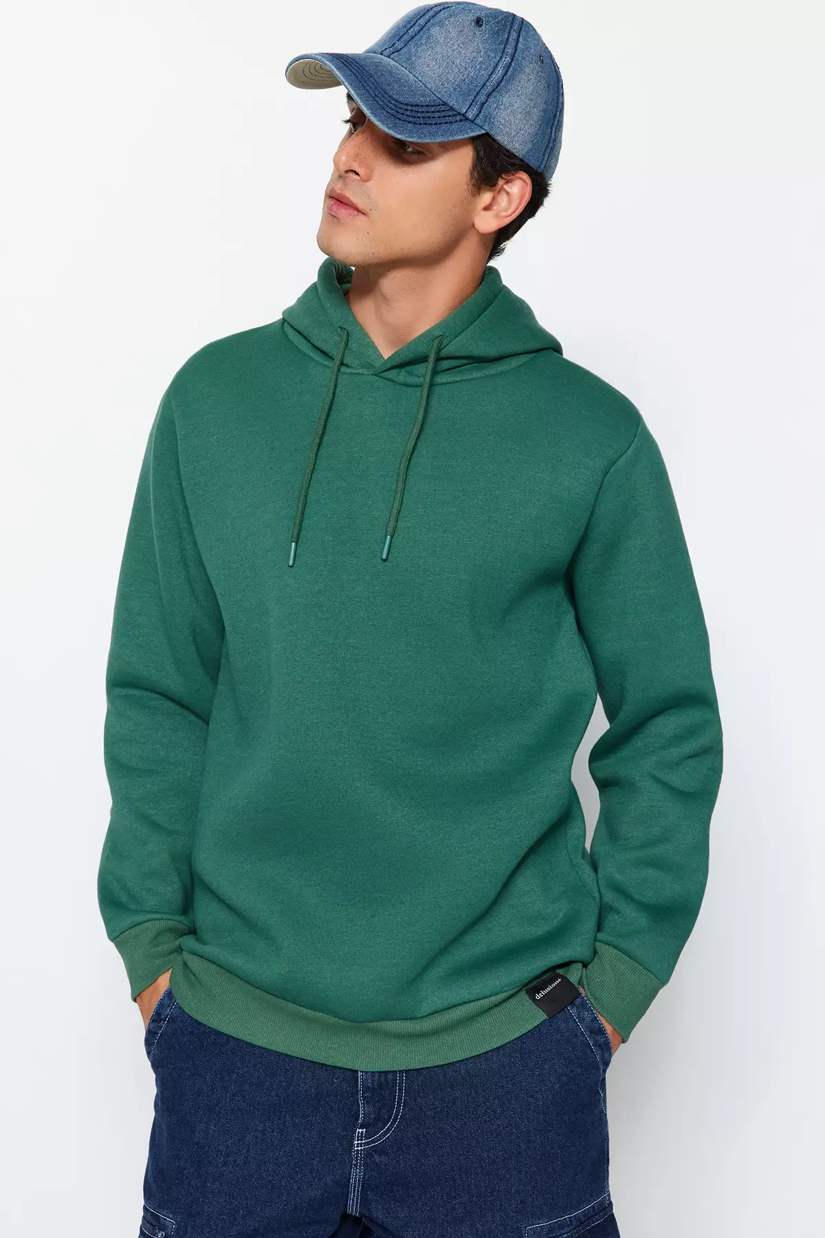 Mens dark green sweatshirt store