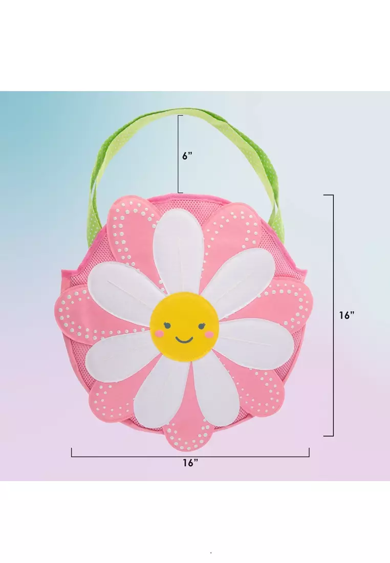 Beach Tote With Sand Toys Flower