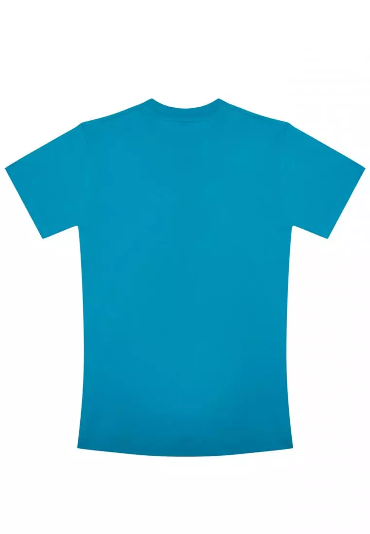 Aqua blue color t shirt hotsell