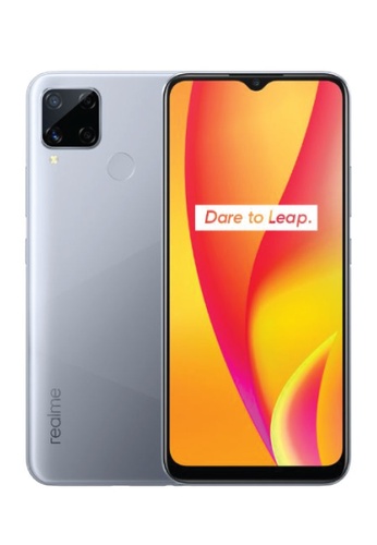 Buy Realme Realme C15 Smartphone 4gb Ram 128gb Rom 6000mah 18w Quick Charge 13mp Ai Quad Camera Silver Online Zalora Malaysia