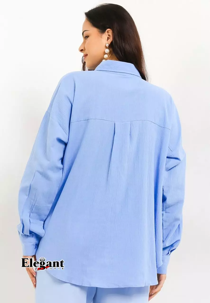 Sulfi Blouse Oversize Light Blue