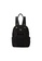 Salad black Zipper Half leather backpack AF910AC09A9333GS_1