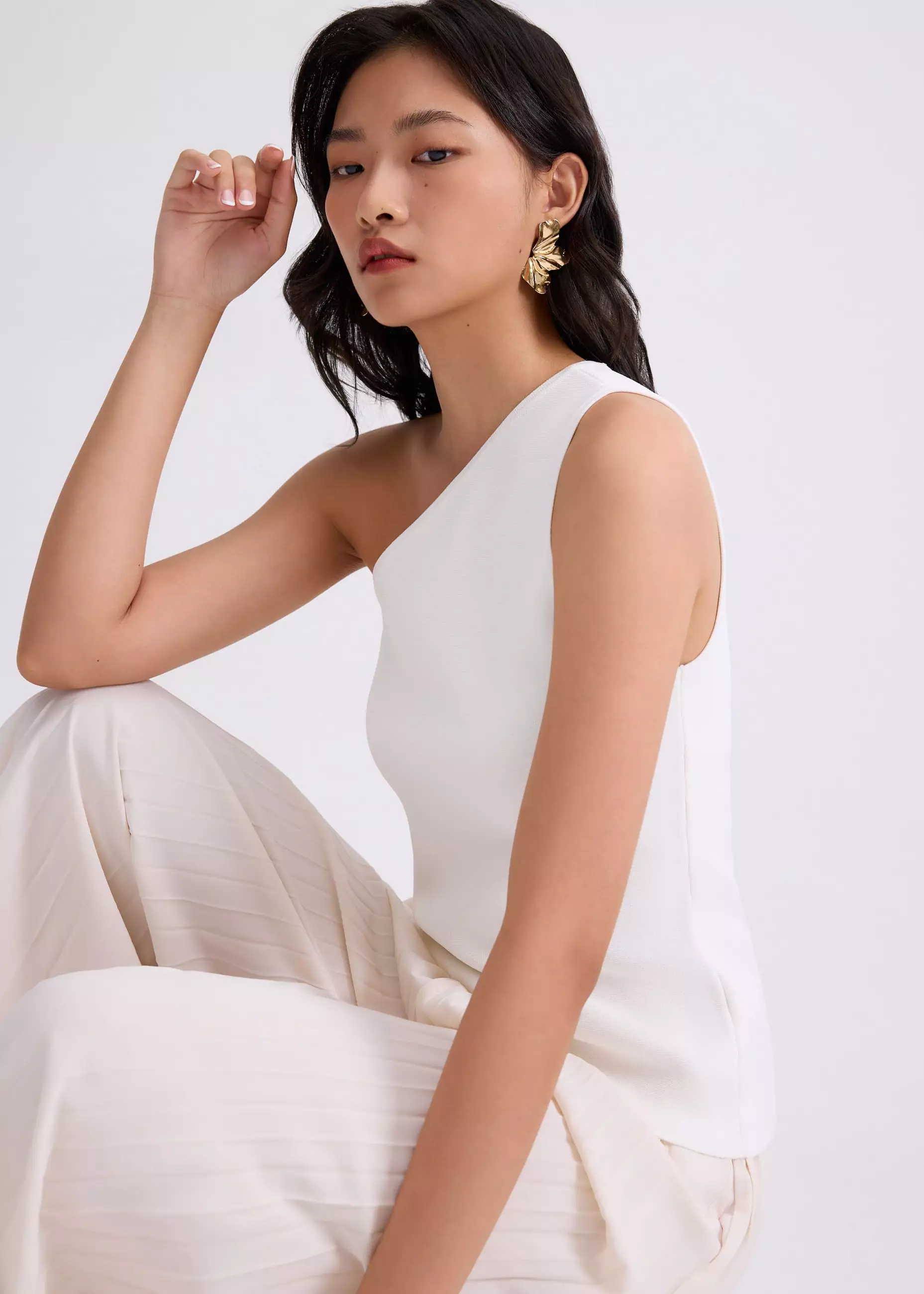 Atasan Wanita - Amina Knit Toga Tank Top