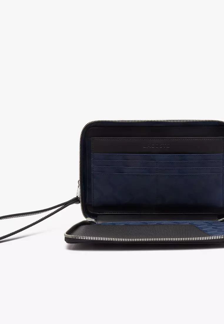 Men's Chantaco Piqué Leather Zip Pouch