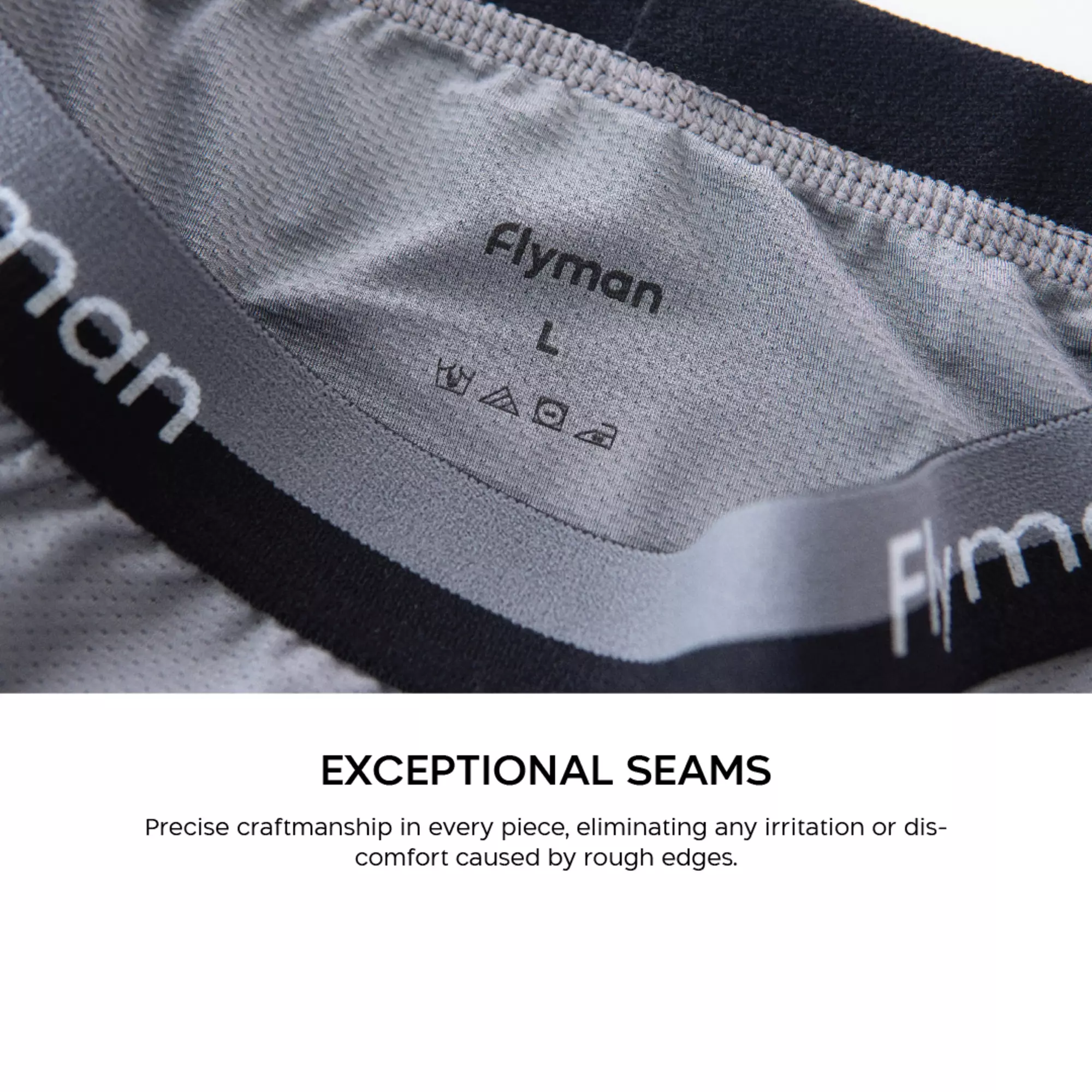 Flyman Soft Mesh Boxer 1 pcs FM 3385 - White