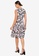ZALORA WORK multi V Neck Peplum Hem Dress C40ABAAF178BA3GS_2