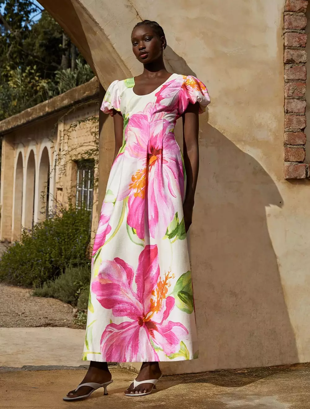 Lily Scoop Neck Midi Dress