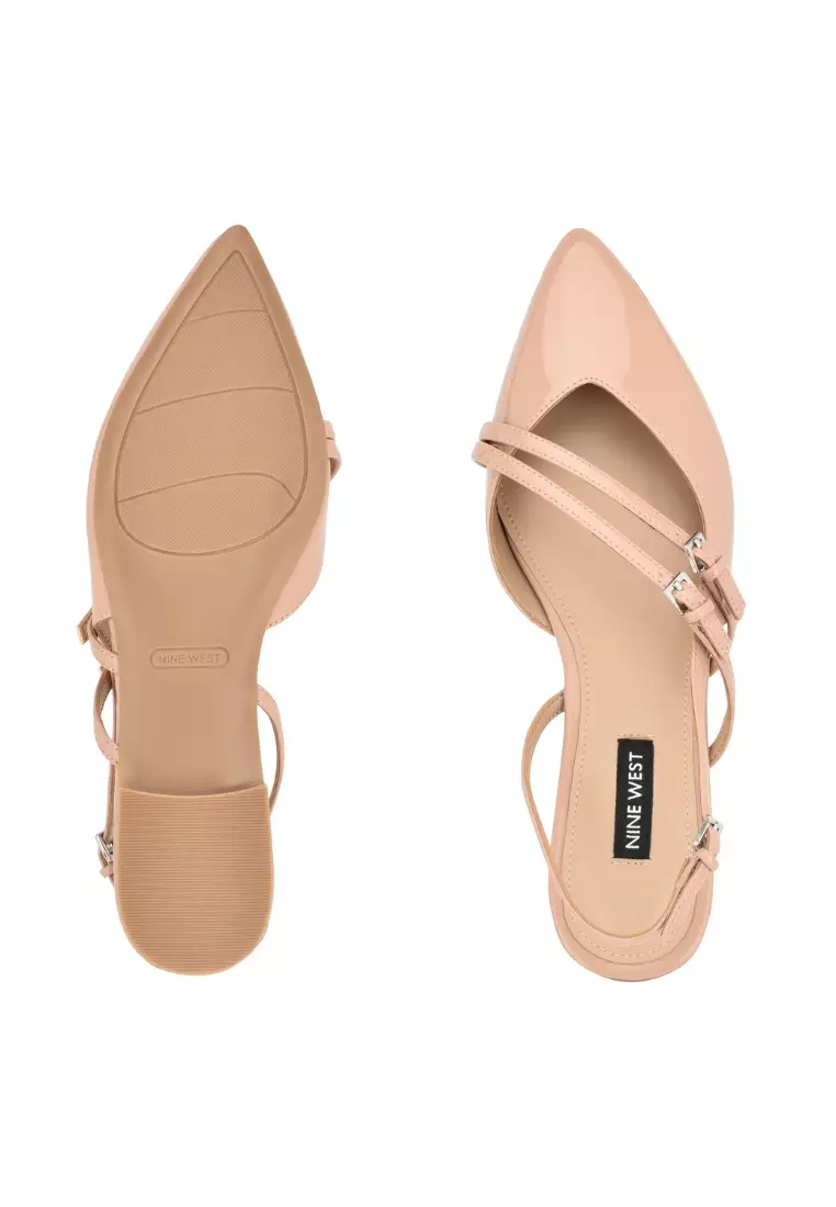 Buy Nine West Nine West Beley Strappy Pointy Toe Dress Flats Light