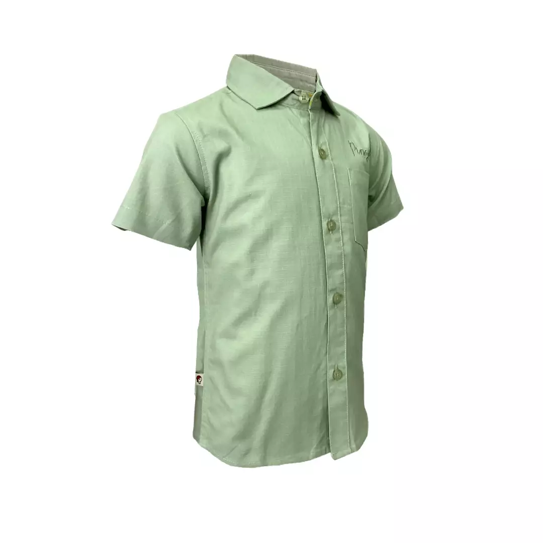 Pingu Kemeja Anak Laki Laki Polos Pendek Tosca 92005030