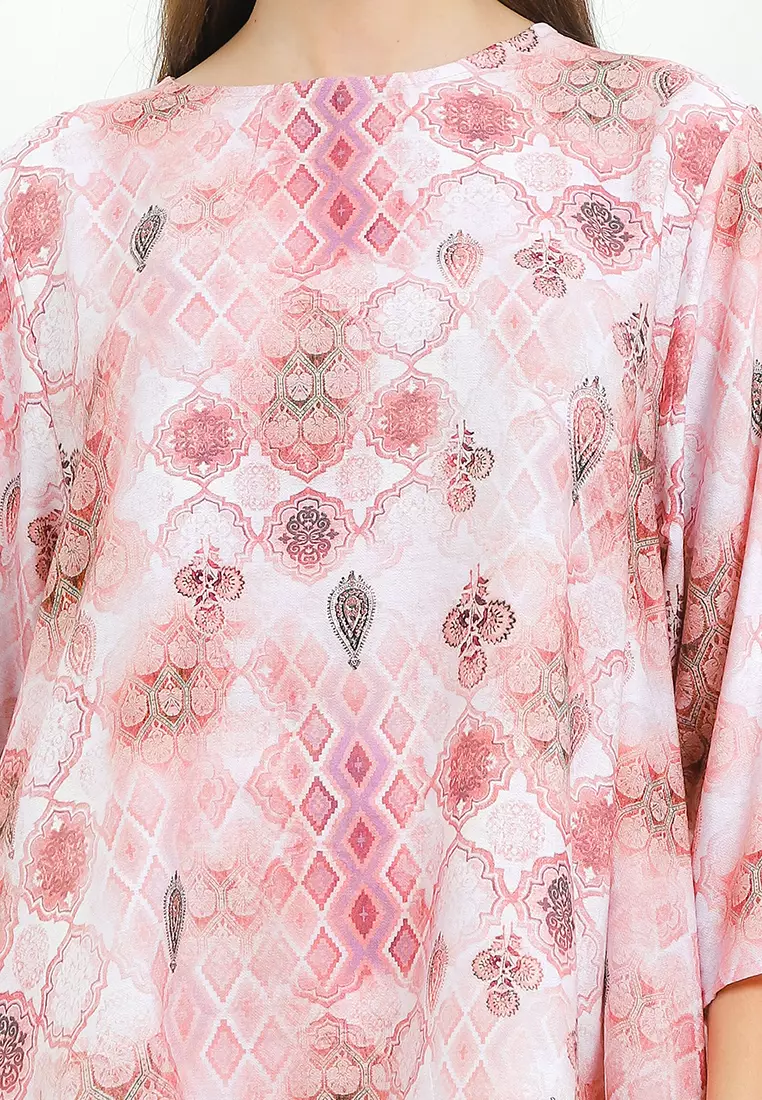 Printed Drapery Blouse